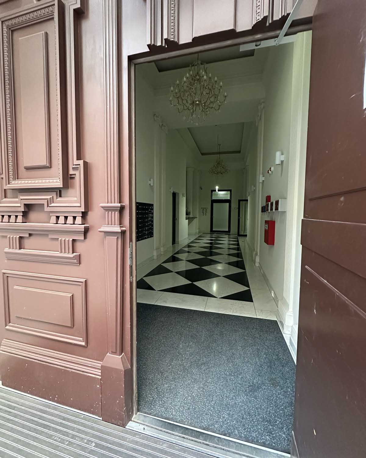 Ornament over entrance
