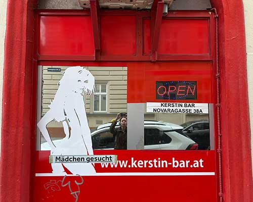 Brothel entrance