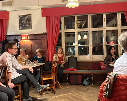 Guest listening to performance